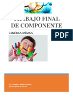 Trabajo Final Del Componente Genética Médica