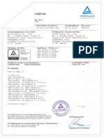 TUV Dual Glass Certificate