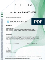Directive 2014/33/EU: Certificate