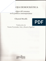 Chantal Mouffe La Paradoja Democratica Capitulo 1