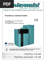 Pellet Boiler PelTec Lambda Installation Use Maintenance