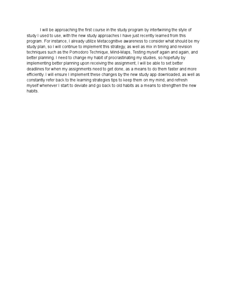 Study strategies pdf