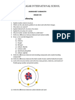 WORKSHEET-Chemistry-Grade 8