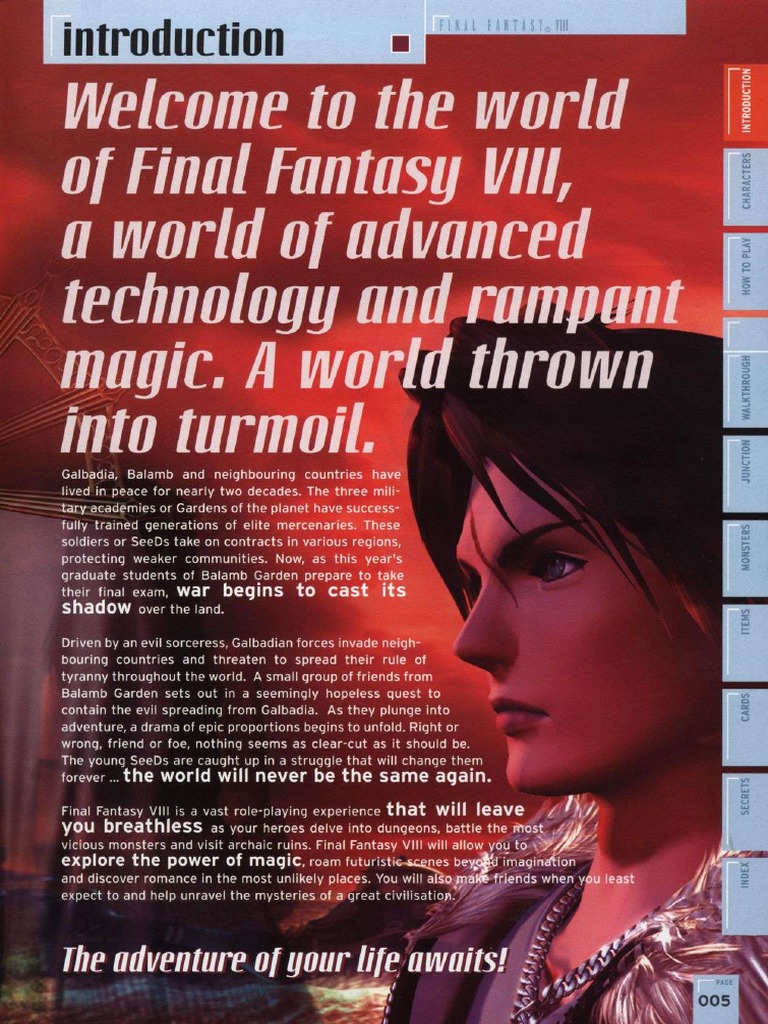 Final Fantasy VIII Piggyback Official Strategy Guide 1 PDF