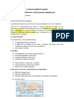 Características y limitaciones ambientales del medio andino peruano
