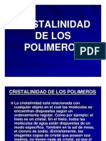 CRISTALINIDAD DE LOS POLIMEROS Revisión 2