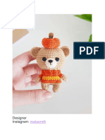 Crochet Halloween Bear PDF Amigurumi Free Pattern