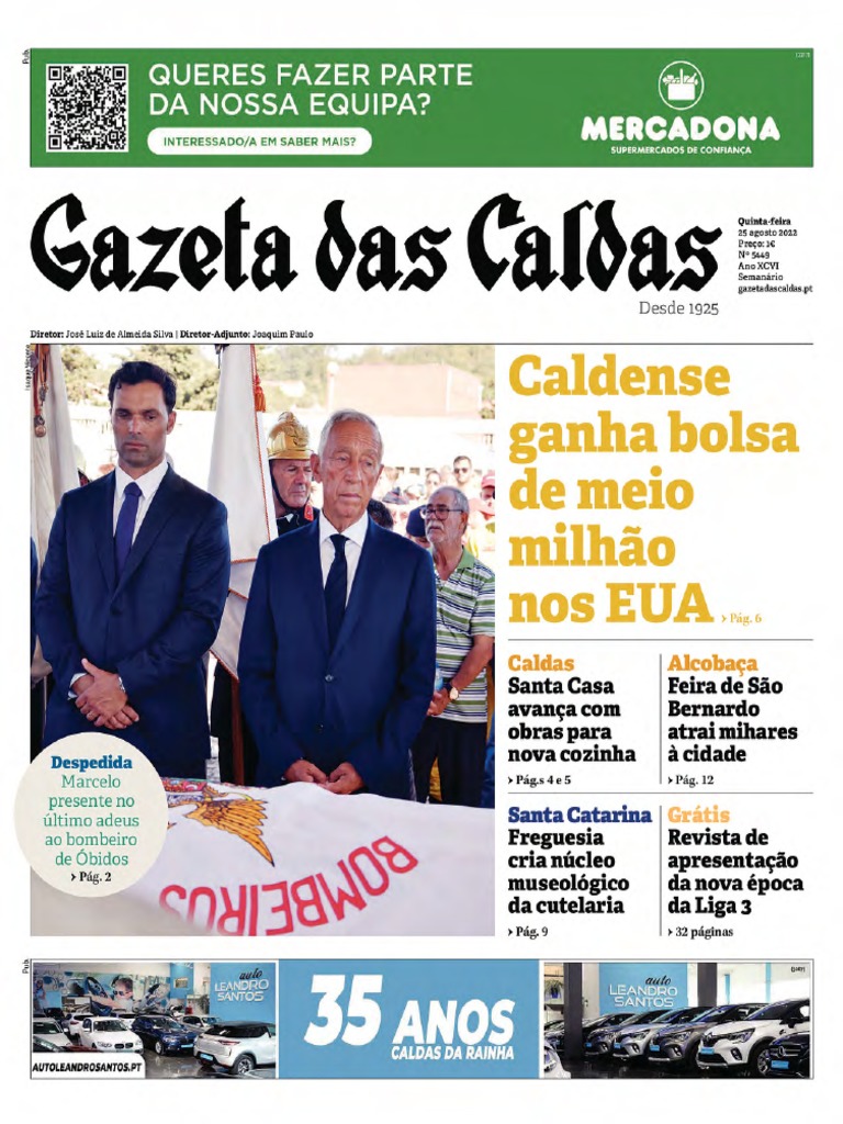 Caldas vai jogar contra Pêro Pinheiro na Taça de Portugal - Gazeta das  Caldas