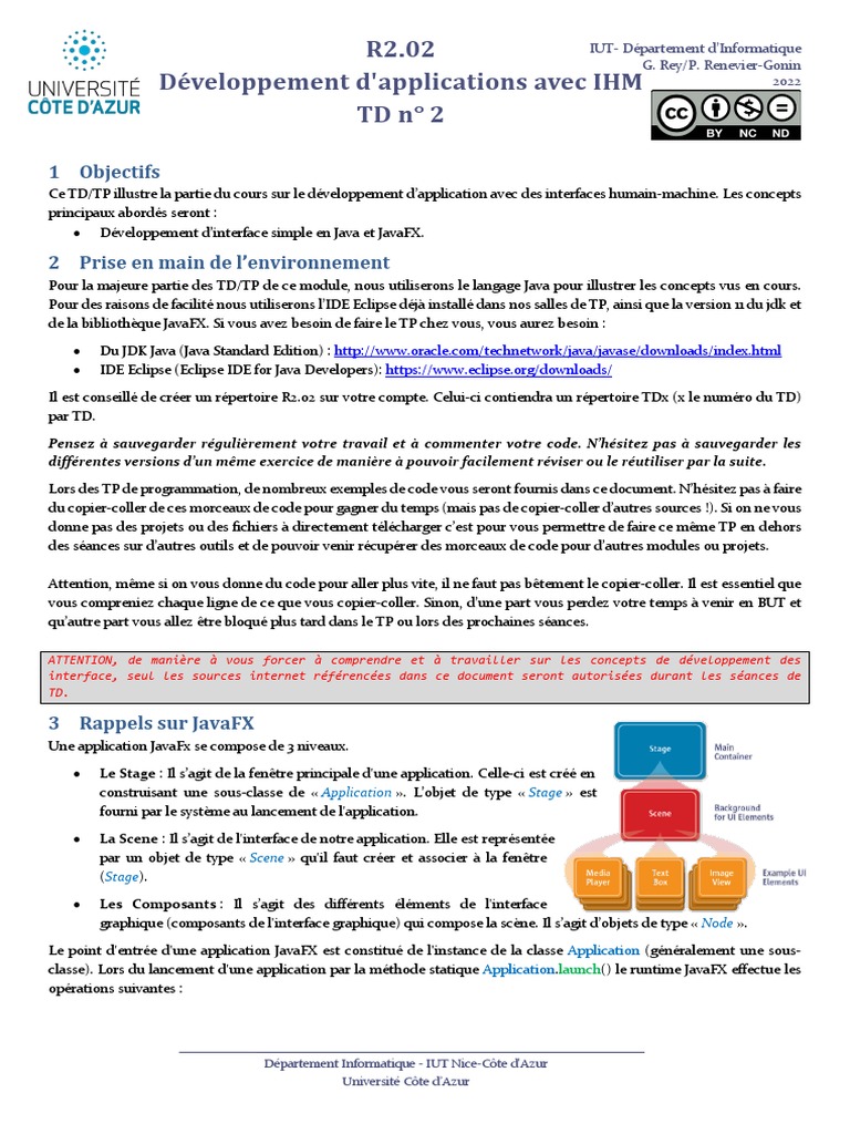 R2.02 - TD2 - 2022 | PDF | Java (Langage de programmation) | Interface ...