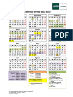 Calendario Centro 22-23