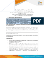 Guía de actividades y rubrica de evaluación - Unidad 2 - Fase 3 - Proponer un plan de financiación