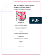 Técnicas proyectivas evaluación personalidad