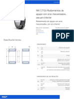NKI 17 - 16 Rodamientos de Agujas Con Aros Mecanizados, Con Aro Interior - 20210908