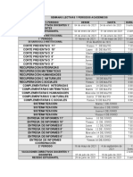 Semanas Lectivas y Períodos Académicos