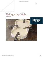 Making A Tiny Viola - William Castle
