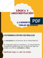 Tablas de verdad lógica proposicional