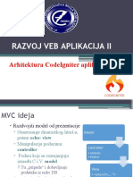 Arhitektura CodeIgniter Aplikacije