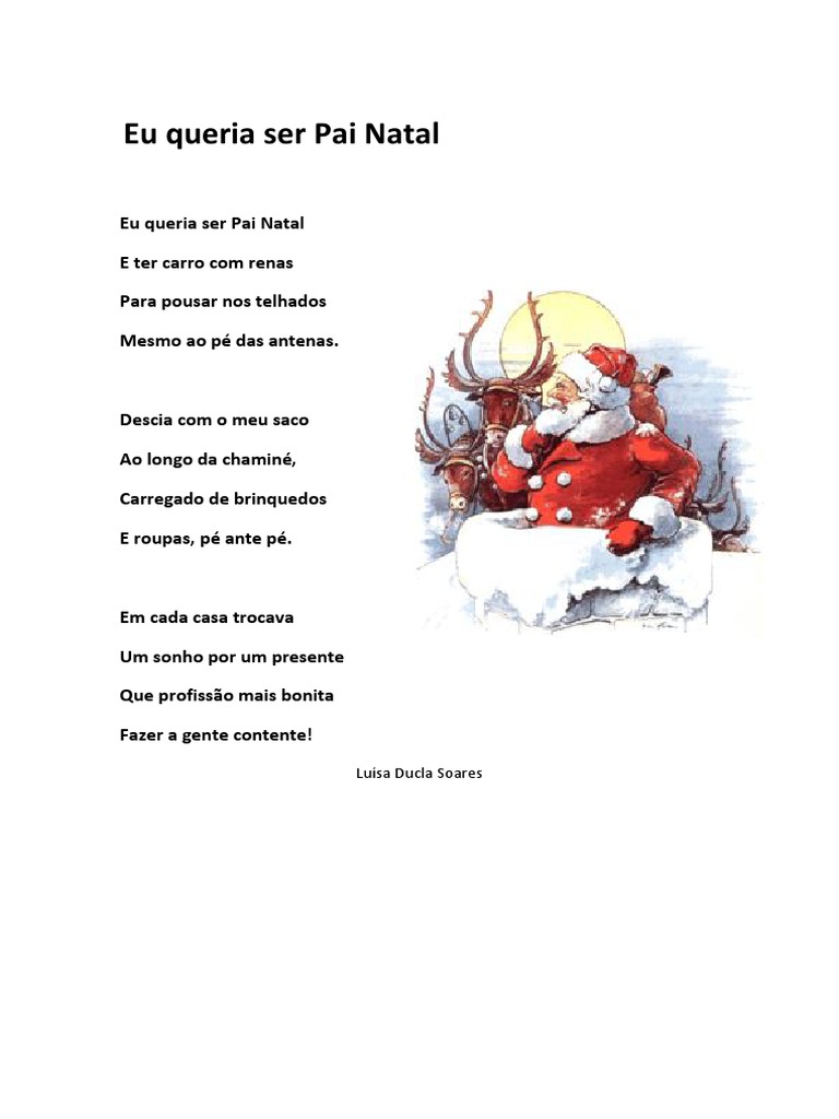 Poemas de Natal - 1.º e 2.º Ciclo | PDF