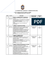 PLAN GENERAL DE LA ASIGNATURA LENGUAJE Y COMUNICACIÓN (CINU)