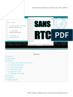 Projet Horloge Simple Avec Arduino Sans RTC - GPS V1