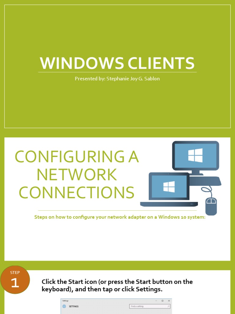 Configuring Network Connections and Joining a Domain on Windows 10: A 