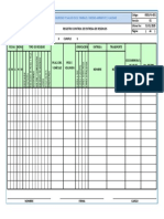 HSEQ-FA-001 - Registro para Control de Entrega de Residuos