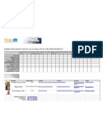 Social Media Menu for Associations Worksheet