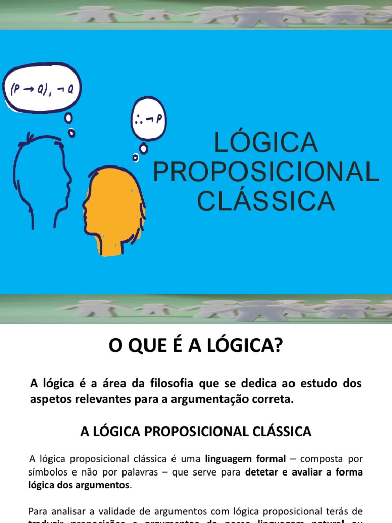 Lógica Proposicional Clássica Resumida | PDF | Verdade | Contradição