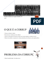 A Corrupção em Portugal