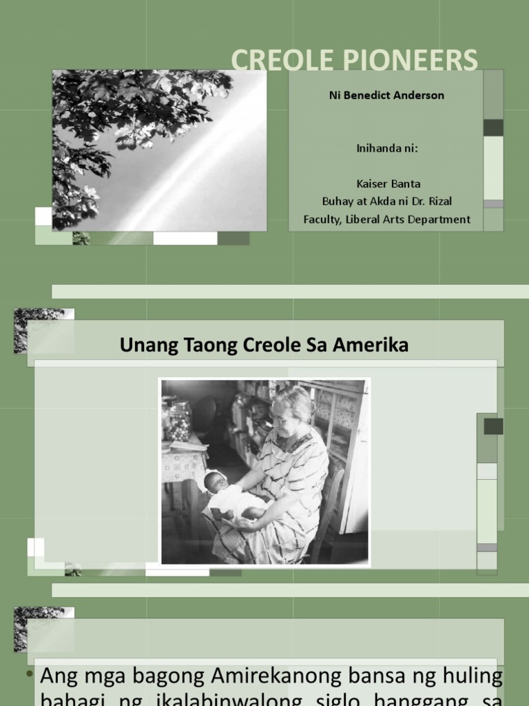 Creole Presentasyon Pdf