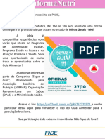 InformaNutri Oficina de Disseminação Do Guia Alimentar MG