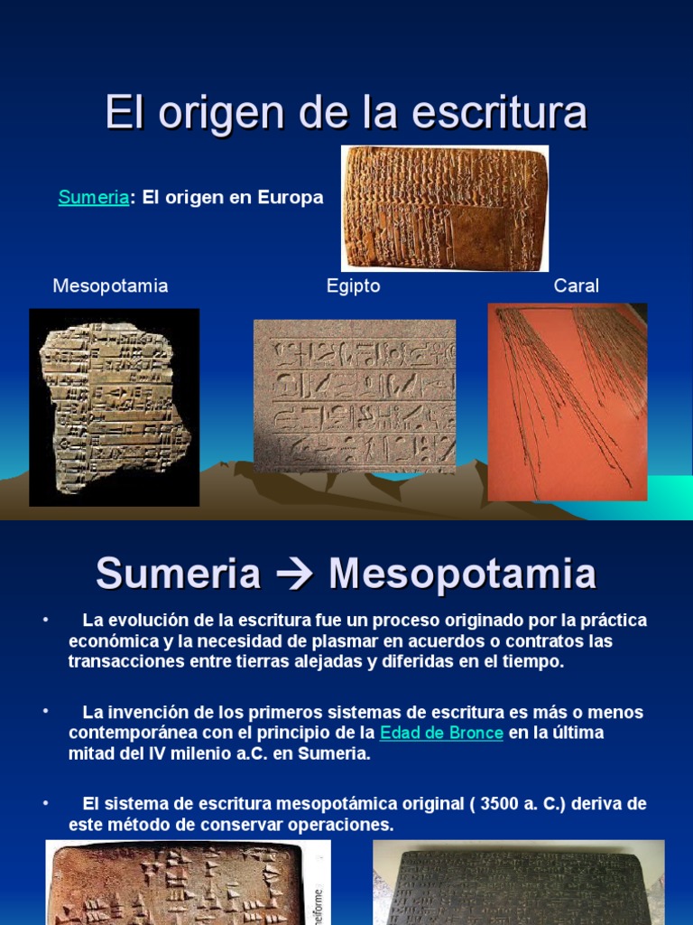 Orígenes y evolución de la escritura | PDF | Cerebro | Escritura