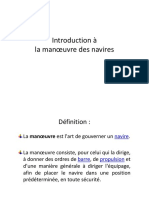 Introduction à La Manœuvre Des Navires