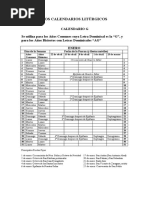 Calendário Litúrgico - México (2026) | PDF | Prestado | Pascua de ...