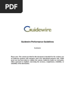 Guidewire Performance Guidelines