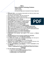 Principles of Medical Laboratory Science 1 Reviewer