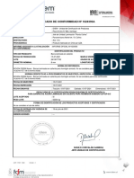 Certificado Fierro 8 MM - Aza