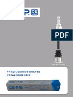 GSP Premium Drive Shafts Catalogue 2020