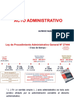 Derecho Administrativo SESION 07 - Acto y Procedimiento Administrativo