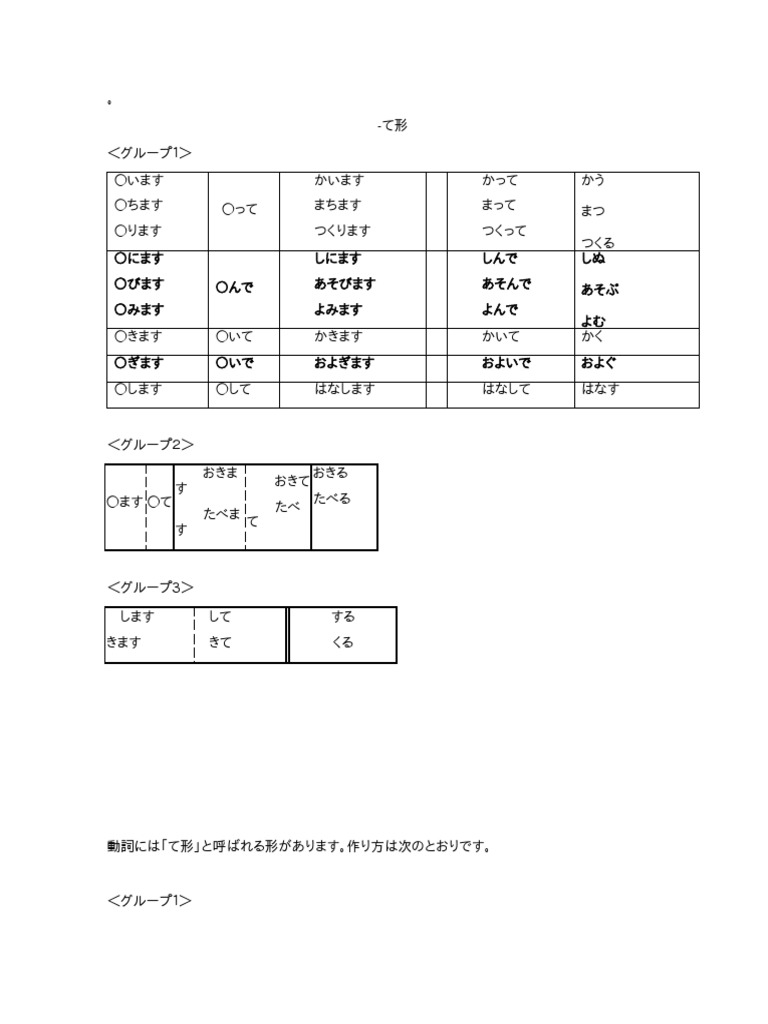・て形 | PDF