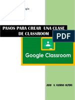 Pasos para Crear Una Clase de Classroom