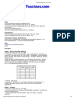 No Sleep Print Friendly Lesson Plan