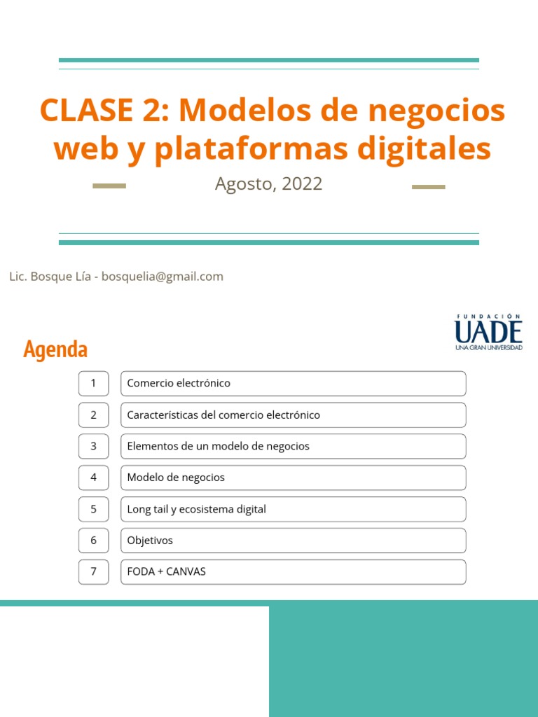 Modelos de Negocios en Comercio Electrónico | PDF | Comercio ...