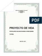 Proyecto de Vida