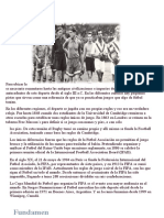 Educacion Fisica Historia Del Futbol 4a