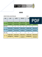 Horario Eib X Mirza