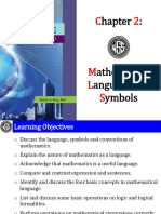 MMW Chap 2 Mathematical Language and Symbols To Be Uploaded