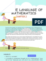 Chapters 2 Mathematical Language