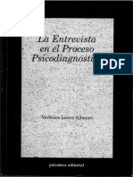 LA ENTREVISTA EN EL PROCESO PSICODIAGNOSTICO - Veronica Albajari