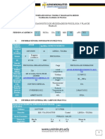 Plan Formativo de Practicas - Diagnostico